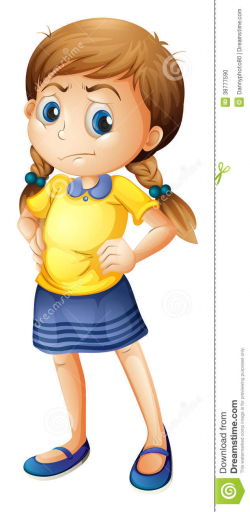 28+ Collection of Girl Upset Clipart | High quality, free cliparts ...