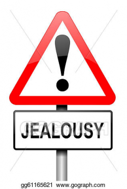 Drawing - Jealousy concept. Clipart Drawing gg61165621 - GoGraph