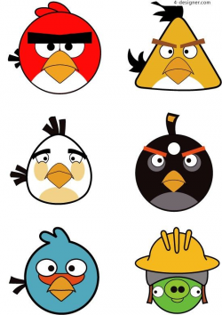 angry birds face clipart - Google Search | Cartoon Silhouettes ...
