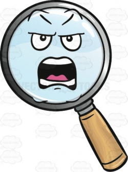 Nagging Magnifying Glass Emoji #aggravated #amplify #angered #angry ...