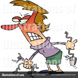 Anger Clipart #5678 - Illustration by toonaday