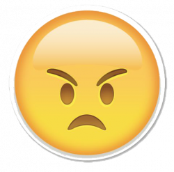 Angry Emoji PNG File | PNG Mart