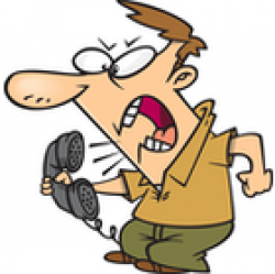 Frustrated Customer Clipart