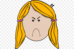 Face Girl Cartoon Clip art - Angry Face Pics png download - 534*600 ...