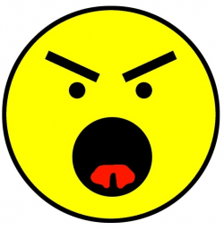 Angry Smiley Face Clipart within Angry Smiley Faces Clip Art - World ...