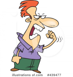Angry Clipart #439477 - Illustration by toonaday