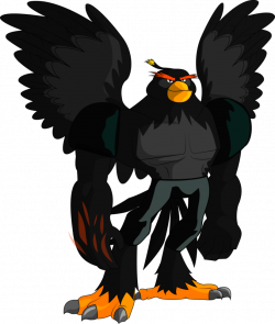 Angry Birds Bomb Antropomorphic by CountWildrake on DeviantArt