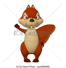 Squirrel clipart angry - Pencil and in color squirrel clipart angry
