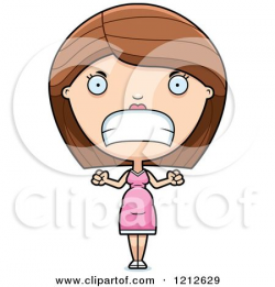 Mad Mom Cartoon | Royalty-Free (RF) Angry Woman Clipart ...