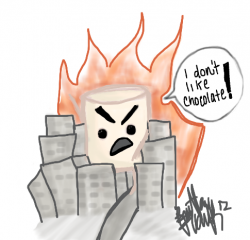 Angry Marshmallow by LoveDemolition on DeviantArt