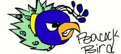 Peacock Angry Bird by PatMonahanFangirl on DeviantArt