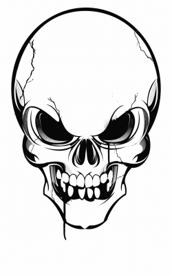 Us Drawing Skull Transparent Clipart Free Download - Angry ...