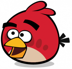 Angry Bird Red Smiling transparent PNG - StickPNG