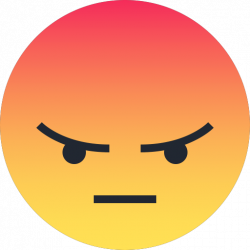 Angry Reaction Emoji transparent PNG - StickPNG