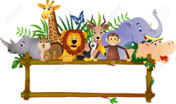 Zoo Animal Clipart Border | Free Images at Clker.com - vector clip ...