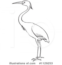 Heron Clipart #1129253 - Illustration by Picsburg