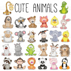 set-of-cute-animals-vector-id507108822 1,024×1,024 píxeles | Cumple ...