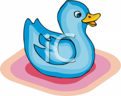 Little Blue Duck Toy Clipart Picture - AnimalClipart.net