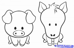 28+ Collection of Easy To Draw Animal Clipart | High quality, free ...