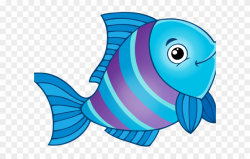 Ocean Clipart Rocks - Fish Sea Animal Clipart - Png Download ...