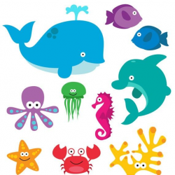 sea animals clipart - Buscar con Google | X-Láminas Kids: Animals1 ...