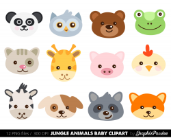 printable animal faces farm animals clipart face 2 - Printable Pages