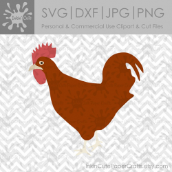 Rooster SVG File Rooster Clipart Rooster Clip Art SVG