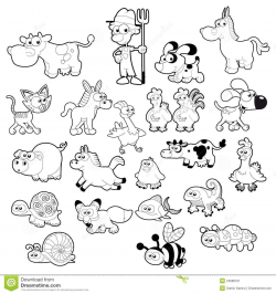 Baby Animal Clipart Black And White - Gallery | Face Painting ...