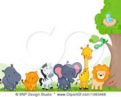 Zoo animals clipart border | safari | Pinterest