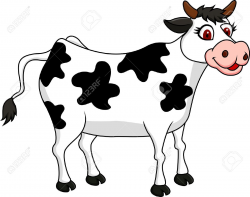 Cattle clipart funny cow - Pencil and in color cattle clipart funny cow