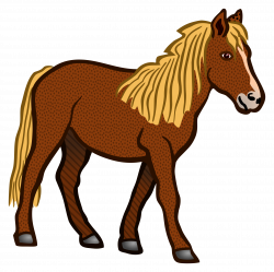 Clipart - horse - coloured