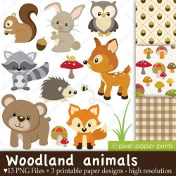 Free download Baby Woodland Animals Clipart for your creation ...