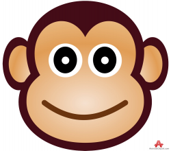 Simple Monkey Face Clipart | Free Clipart Design Download