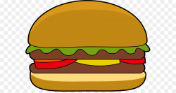 Hamburger Cheeseburger Veggie burger Cartoon Clip art - Burgers ...