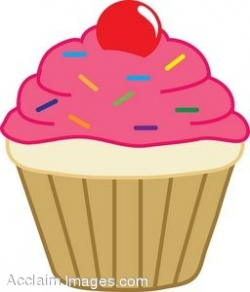 Cute Cartoon Cupcakes Clipart