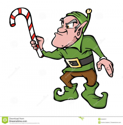Angry Animated Elf Clipart