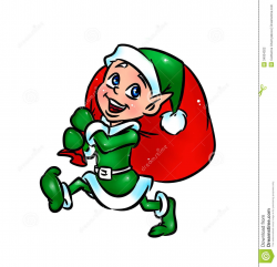Cartoon Christmas Elves Clipart - Free Clipart | Christmas ...