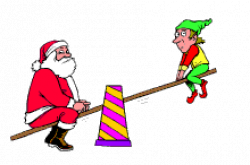 Animated GIF Christmas Elf Mischief | Red and green animated ...