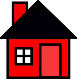 Red House Clip Art at Clker.com - vector clip art online, royalty ...