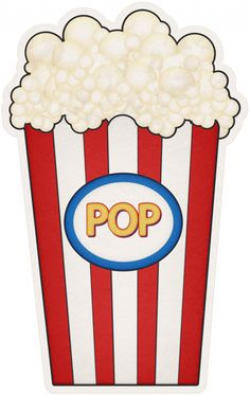 free cartoon graphics fair food | Popcorn clip art - vector clip art ...