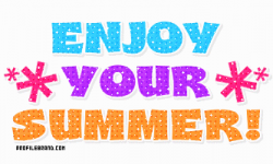 Enjoy Your Summer Clipart