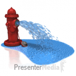 fire hydrant spray water