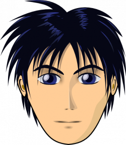 Adult Person Anime Cartoon Head PNG, SVG Clip art for Web - Download ...