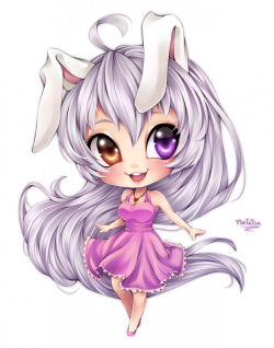 Cute Chibi Anime - Bunny Girl by Nataliadsw | Chibi's | Pinterest ...