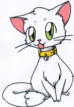 Drawings Of Anime Cats Anime Cat | Free Download Clip Art | Free ...