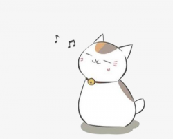 Music Cat, Cartoon, Hand Painted, Animation PNG Image and Clipart ...