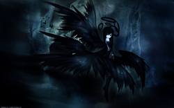 Pictures: Anime Dark Angel Girl, - DRAWING ART GALLERY
