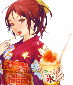 REDJUICE) Summer Anime Girl Render by SakuraAoshiki on DeviantArt
