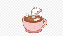 Bubble Tea (feat. Juu & Cinders) Anime Dark Cat - Kawaii Png png ...