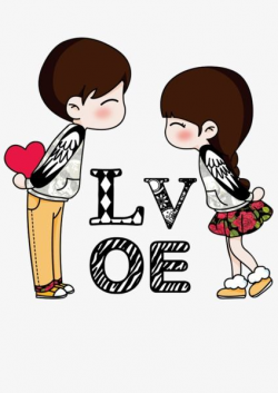 Love Couple, Love Clipart, Cartoon, Lovers PNG Transparent ...